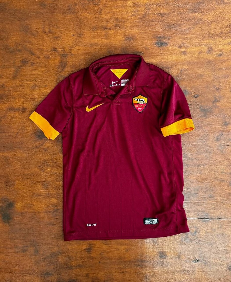 AS ROMA 2014/2015 HOME FOOTBALL SHIRT JERSEY NIKE SIZE M