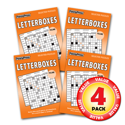 Penny Press Letterboxes 4issue Puzzle Fun Pack eBay