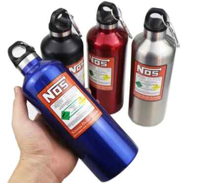 NOS Style Thermo Trinkflasche _ Farbe blau