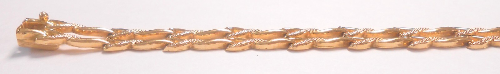 2 Rows Twisted Rope Smooth Texture Solid 750 18K … - image 6