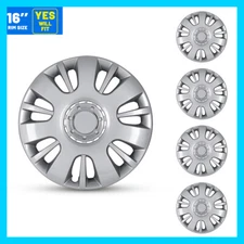 16'' Wheel Covers Snap-On Auto Tire Rim 16 Replacement Hub Caps For 16” Hub Caps