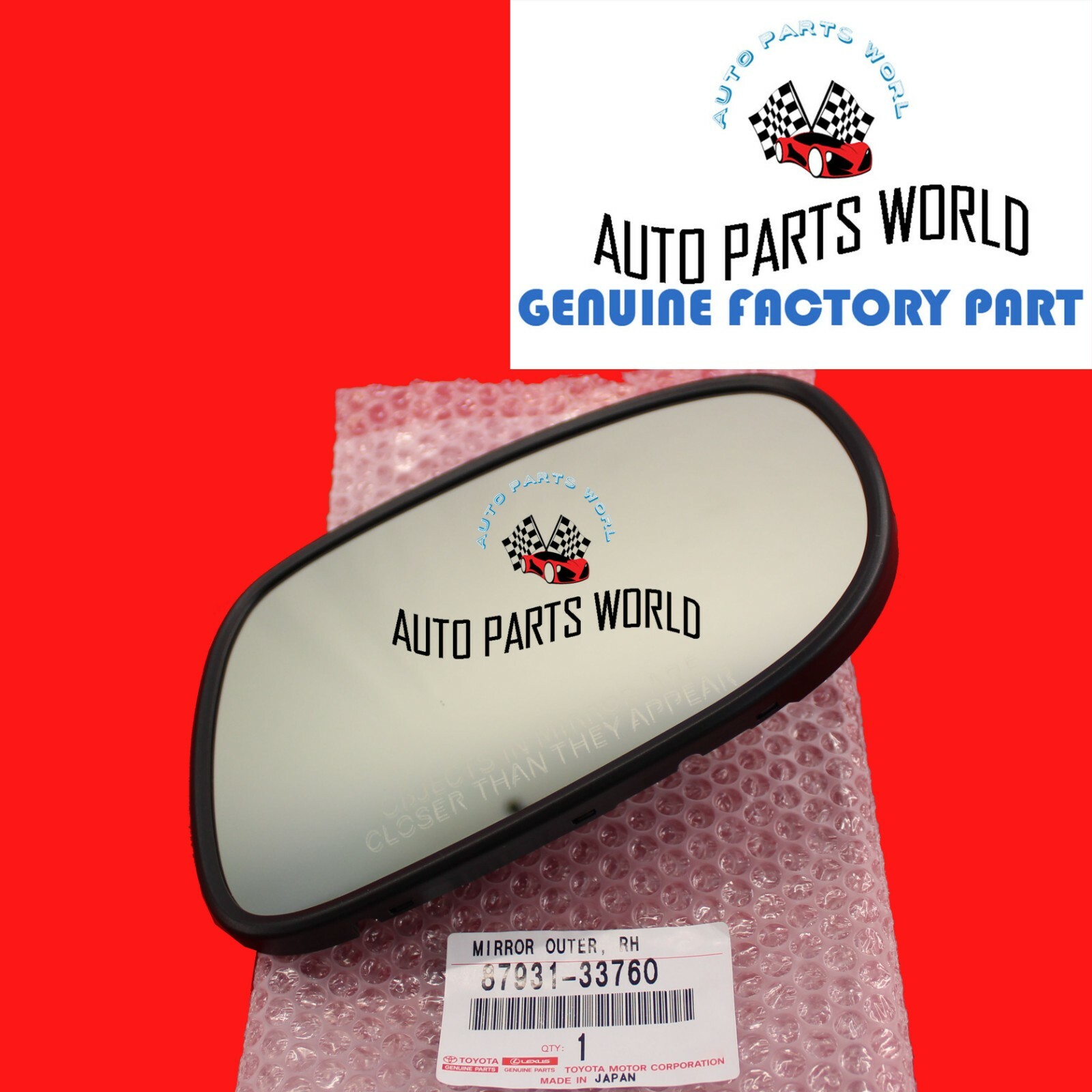 Lexus 8793133760 Genuine OEM Factory Original Mirror Glass for 