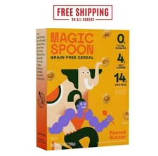 Magic Spoon Peanut Butter Grain-Free Breakfast Cereal, 7 oz Box New 🚚