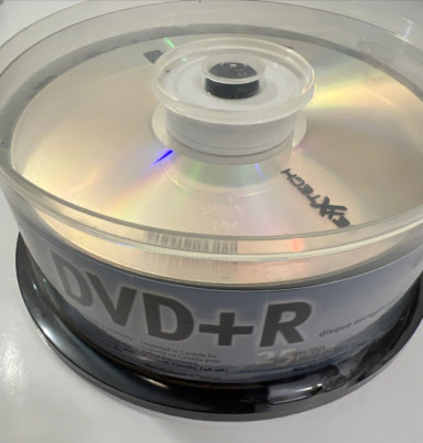 Nexxtech Dvd+R 25 Pk 4.7 GB/ 120 Min Video New