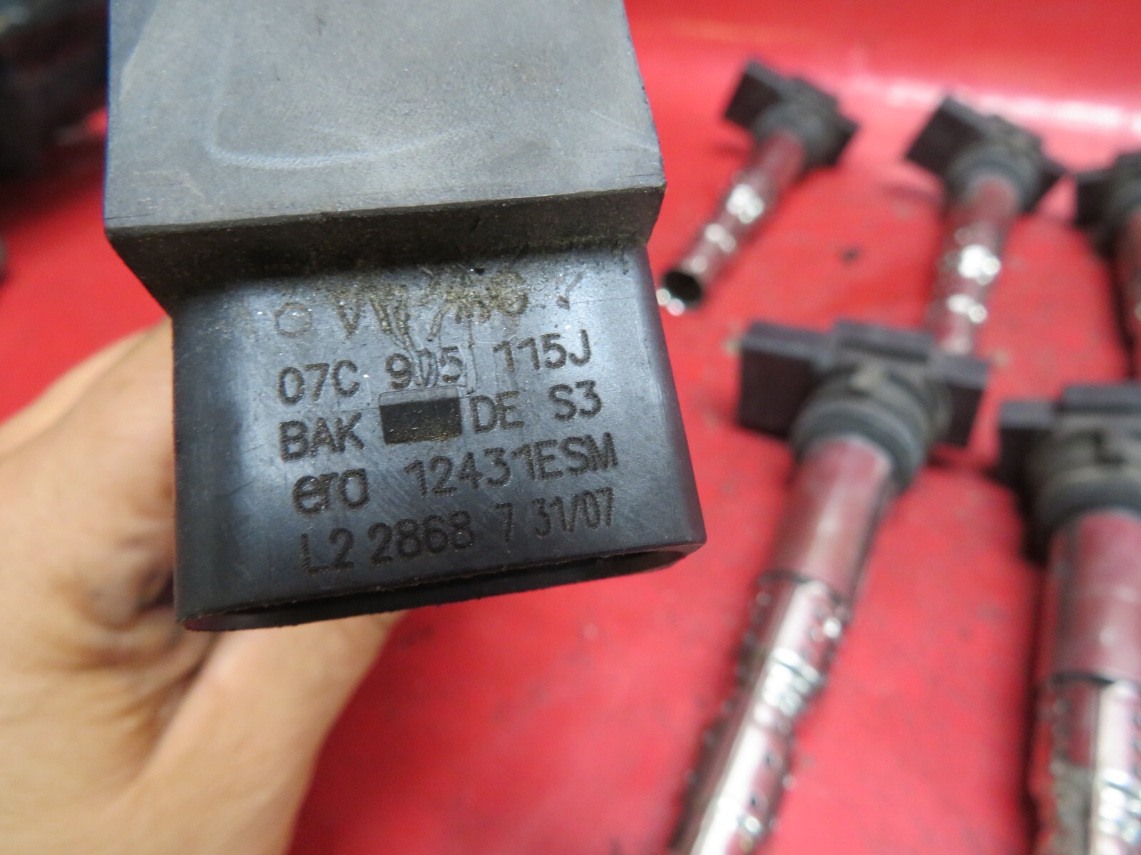 2006 BENTLEY FLYING SPUR SET OF 12 INGNITION COIL PACKS