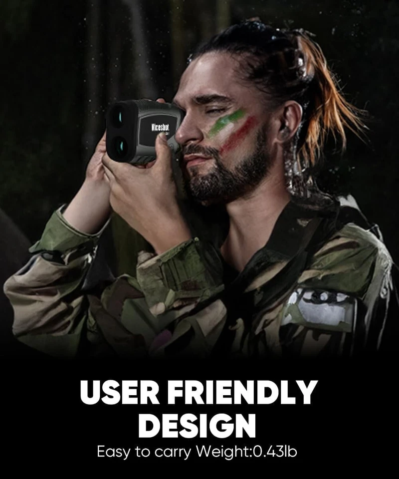 Entfernungsmesser Jagd 1100M Winkel und horizontalem Abstand 6x Vergrößerung - Bild 4 von 4