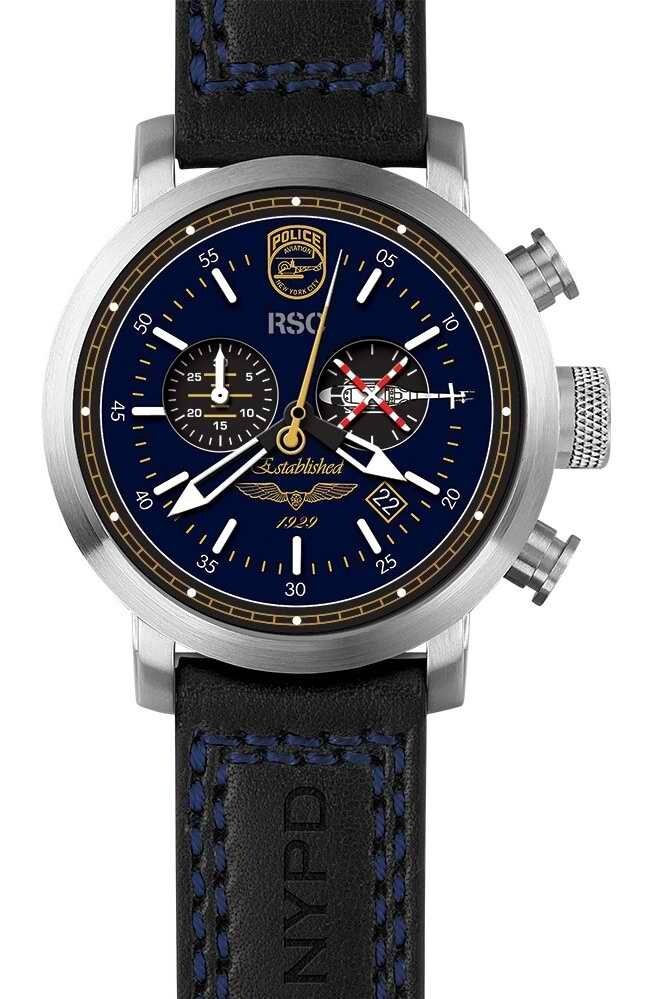 Montre aviateur RSC montre NYPD pour affronter le quotidien urbain avec élégance
