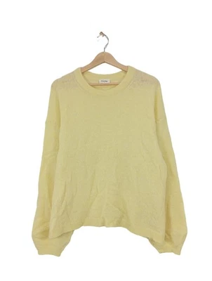 AMERICAN VINTAGE Pull en maille fine Dames Pull T EU 38 jaune primevère - Photo 1/4