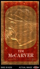 1965 Topps Embossed #7  Tim McCarver  Cardinals 1.5 - FAIR