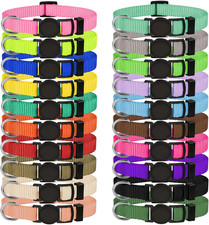 Puppy Collars Litter 20 PCS Puppy Collars Small Puppies Nylon Breakaway