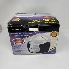 Vintage Craig AM/FM Radio With Cassette Player CPC3407 