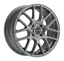 17" Vision Street 426H Cross Gunmetal Wheel 17x7.5 5x112 Rim 38mm