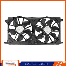 For 21-24 Ford Expedition F-150 Dual Fan Radiator Condenser Cooling Fan Assembly