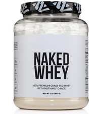 NAKED Whey Grass Fed Protein Powder, Unflavor...