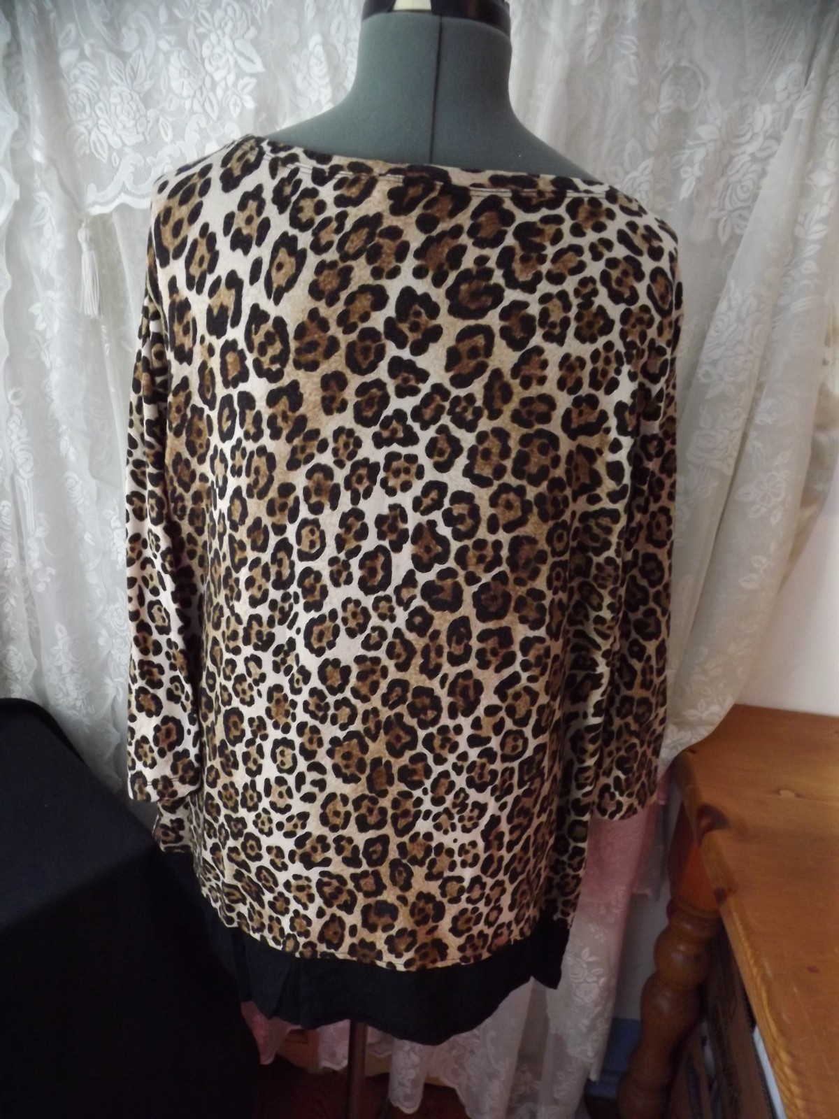 RUBY RD. animal print PULLOVER SWEATER plus size … - image 5