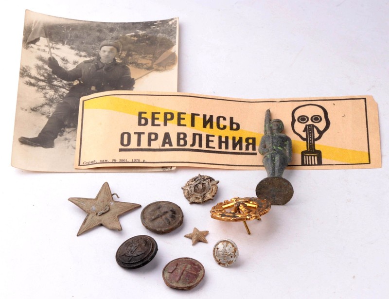 Chemical troops of the USSR Soldier's ring USSR Russian Red Army Soviet Military
