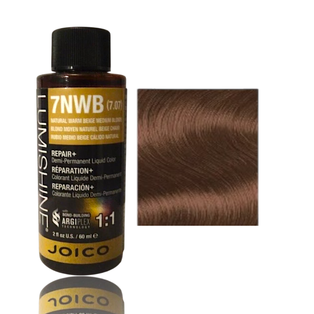 Joico LumiShine Demi-Permanent Color -7NWB Natural Warm Beige