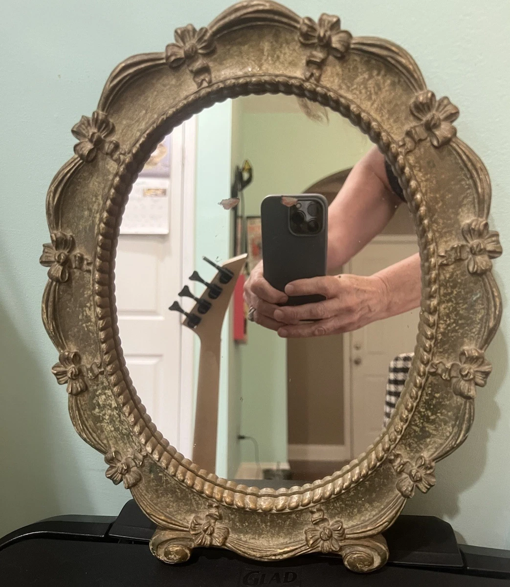 Gold Frame Antique Mirrors Antique 1920-1949 Time Period