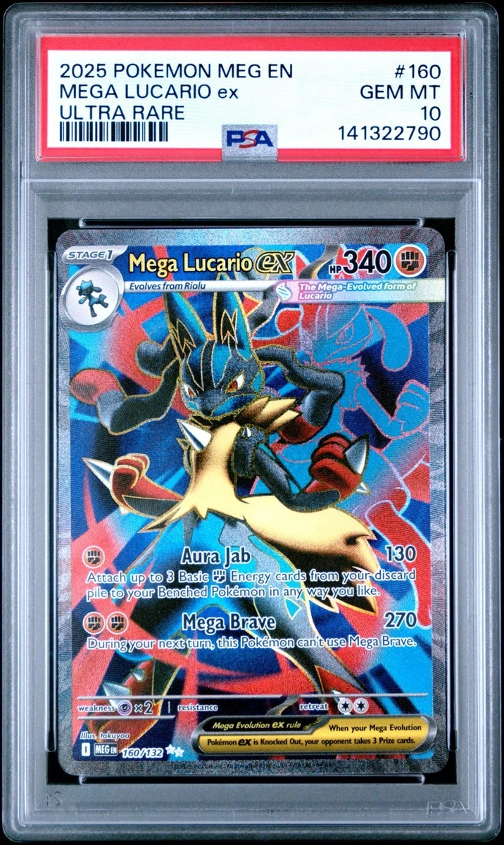 Lucario Pokémon TCG Professional Sports Authenticator (PSA