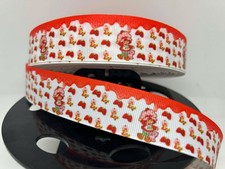 NEW 5-yards of 1" inch Wide 80's Cartoon Strawberry Shortcake Grosgrain Ribbon
