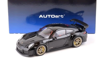 1:18 AUTOart Porsche 911 (991.2) GT2 Rs 2017 Paquet de Weissach Noir 78186 - Photo 1/4