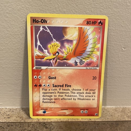 Ho-Oh - 27/115 - Ex Unseen Forces Non-Holo Rare - Pokemon TCG 2005 - MP/LP