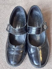 Used Black Leather Loretta Shoes UK size 5. Good Condition.