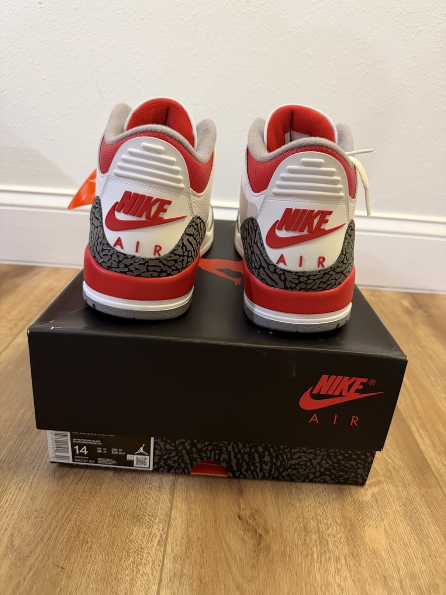Air Jordan 3 Retro Mid Fire Red - Size 14 - 2022 Brand New | eBay