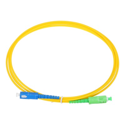 2M/6.56Ft Single-mode Simplex Fiber Optic Patch Cable SC/UPC-SC/APC