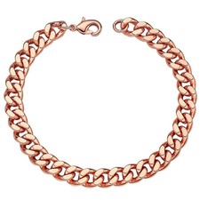 99.9 Pure Copper Cuban Link Bracelet for Men Women - 5mm to 12mm Widths, Gift