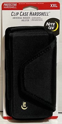 Nite Ize HSHS2L-01-R3 Clip Case Hardshell Universal Rugged Holster XXL - Black