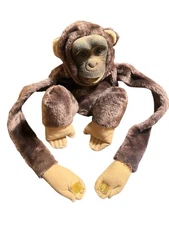 HOSUNG Chimpanzee Realistic Monkey 15” Hand Puppet Wrap Vintage 1992
