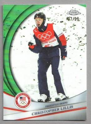 2026 Topps Chrome US Olympic Team Hopefuls Green Refractors: Pick from List