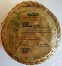 Manila Rope 1/2in X 50ft Natural Fiber