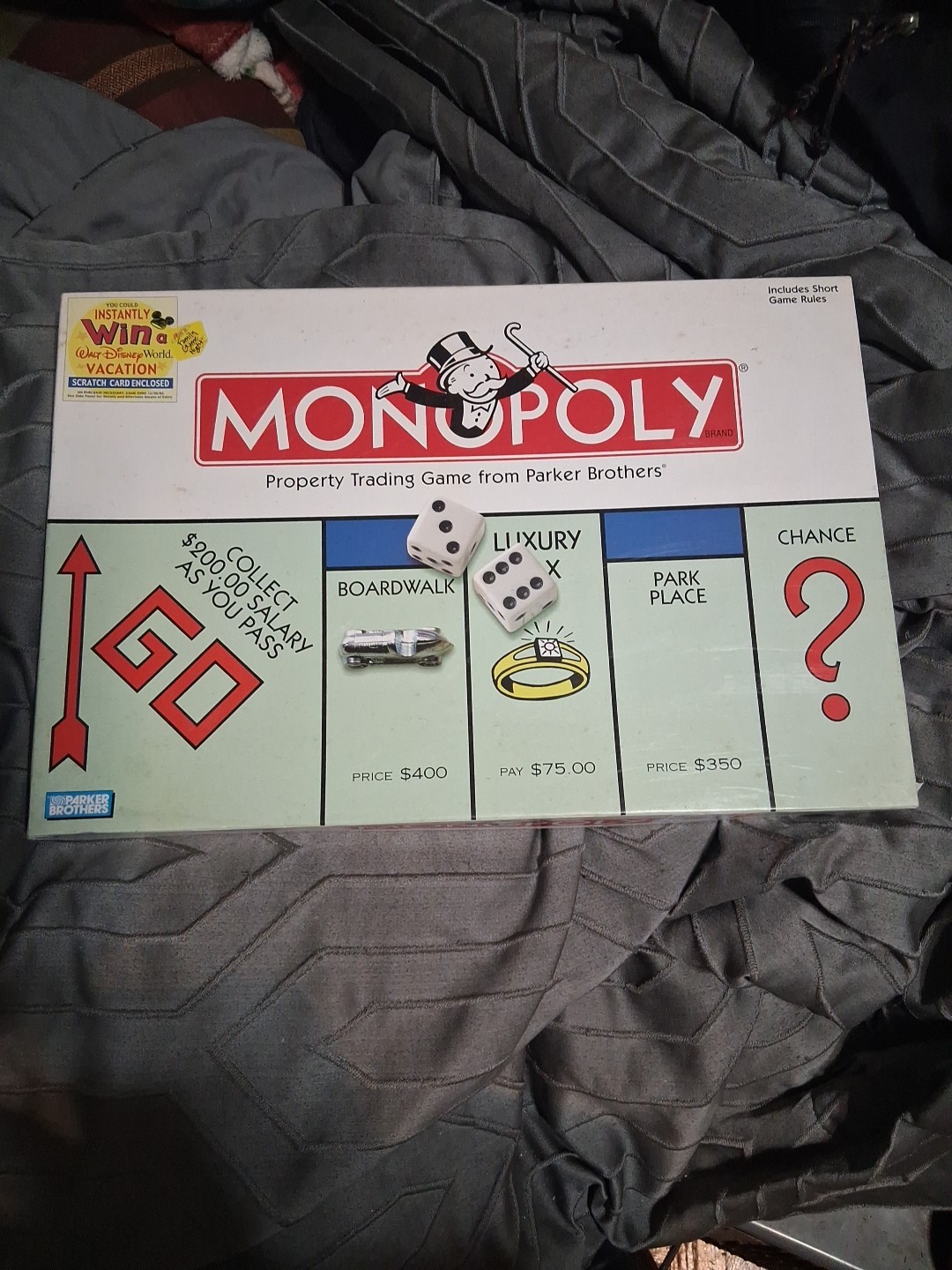 Parker Brothers Monopoly 1999 Edition Board Game w/ Disney sweepstakes Complete