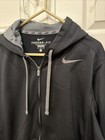 Men’s Nike Therma Fit Black Jacket & Gray Size Large
