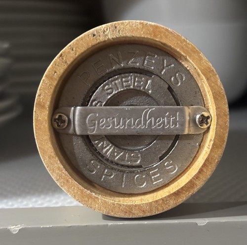 Penzeys Gewürze Gesundheit Vintage Pfeffermühle 6,5" Edelstahl TOP - Bild 5 von 10