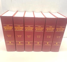 The Anchor Bible Dictionary - 6 Volume Set - First Edition 1st Pr 1992 Doubleday