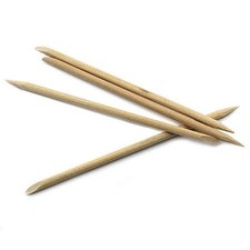 5PCS Orange Sticks for Nails Wooden Cuticle Pusher Sticks Manicure Pedicure