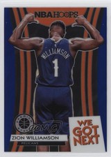 2019-20 Panini NBA Hoops Premium Stock We Got Next Blue Zion Williamson #9 1n0g