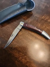 3 Inch Pocket Knive With Leather Pouch