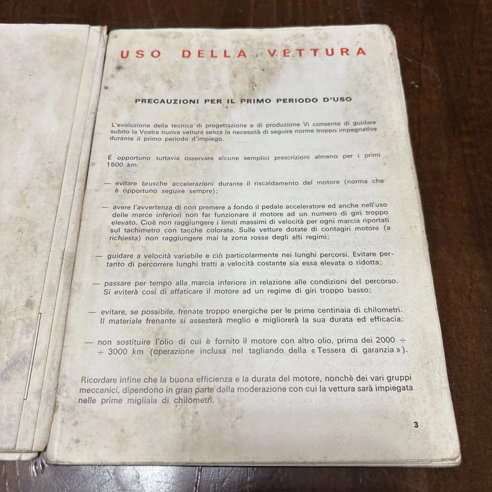 Autobianchi A112 Uso E Manutenzione 1973 - Immagine 4 di 4