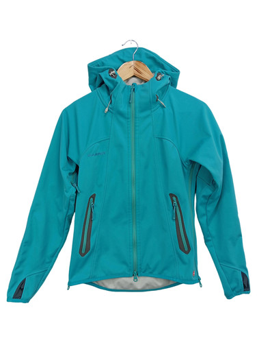 MAMMUT Softshelljacke Damen Blau Gr. XS/32 Outdoor Sport Freizeit Polyester