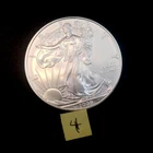 1 oz Silver American Eagle Coin, uncirculated direct from the U.S. Mint, bullion