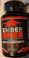 Ember Ghee Pills Advanced Male Stamina Libido Energy Power Health 60 Caps USA