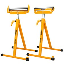SHALL 2-PCS Folding Roller Stand - 250 LBS Load Capacity -Adjustable Height UK