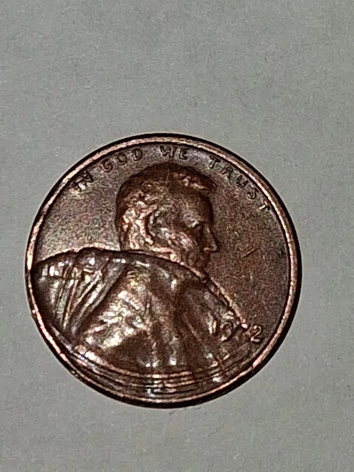 1972 P 层压机错误,正面撞击,尖头,部分断板  — 第 2/4 张图片