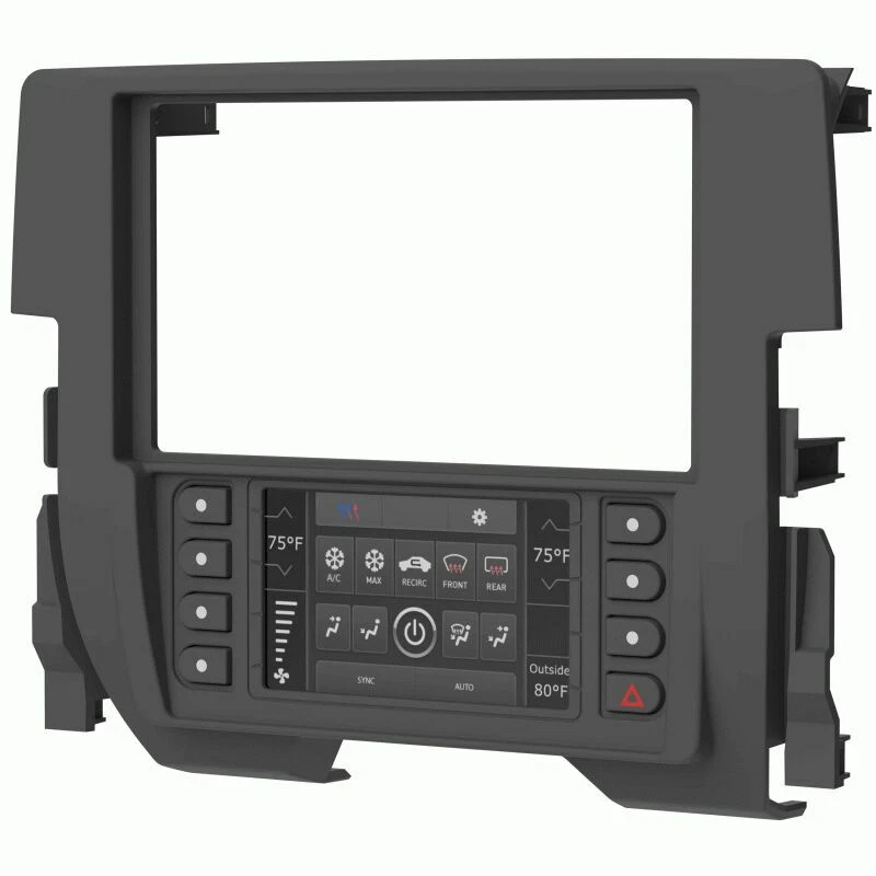 Комплект турбонаддува Metra 99-7821B одинарный/двойной DIN для Select 2016-2021 Honda Civic - Изображение 2 из 4