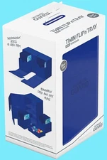 ULTIMATE GUARD TWIN FLIP n TRAY BLUE 160+ XENOSKIN MONOCOLOR DECK CASE Card Box