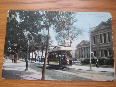 Postkarte der Serie Kromo 1906 B & D. London Road & Hospital, Reading, Berks.